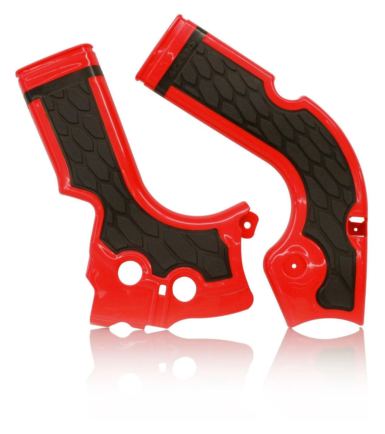 Acerbis X-Grip Frame Guards Honda CRF250R / RX / CRF450R / R-S / RX 2019-2022 Red/Black [Open Box]