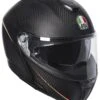 AGV Sportmodular Carbon Tricolore Helmet Matte Black / SM [Open Box] -Motorcycle Accessories agv sportmodular carbon tricolore helmet matte black sm open box matte black