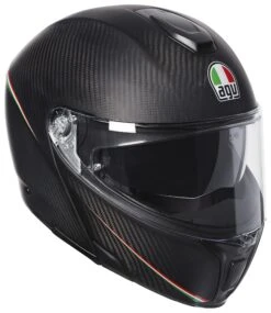 AGV Sportmodular Carbon Tricolore Helmet Matte Black / SM [Open Box]