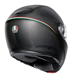 AGV Sportmodular Carbon Tricolore Helmet Matte Black / XL [Blemished - Very Good] -Motorcycle Accessories agv sportmodular carbon tricolore helmet matte black xl blemished very good matte black 4