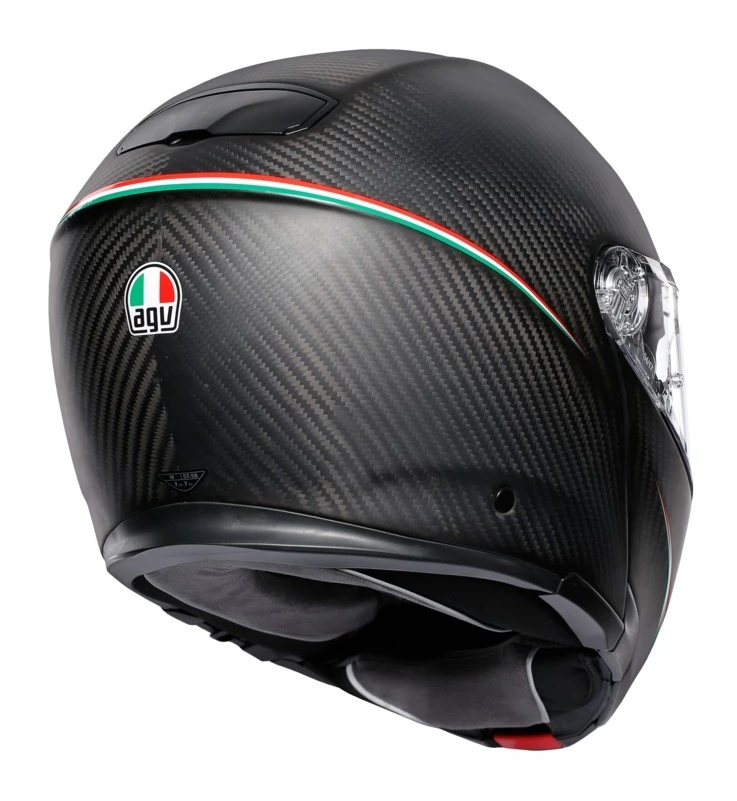 AGV Sportmodular Carbon Tricolore Helmet Matte Black / XL [Blemished - Very Good] - Image 5