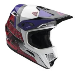Answer AR1 Vendetta Helmet -Motorcycle Accessories answer ar1 vendetta helmet red white purple