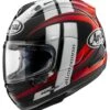 Arai Corsair X IOM 2022 (2XL) -Motorcycle Accessories arai corsair xiom2022 black white red
