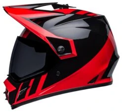 Bell Helmets Bell MX-9 Adventure Mips Dash Helmet -Motorcycle Accessories bell helmets mx9 adv mi dash black red 7
