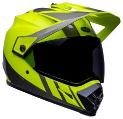 Bell Helmets Bell MX-9 Adventure Mips Dash Helmet -Motorcycle Accessories bell helmets mx9 adv mi dash hi viz yellow grey 2