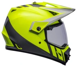 Bell Helmets Bell MX-9 Adventure Mips Dash Helmet -Motorcycle Accessories bell helmets mx9 adv mi dash hi viz yellow grey 3
