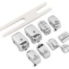 Biker's Choice Chrome Switch Cap Kit For Harley Touring W/ Audio And Cruise 1996-2016