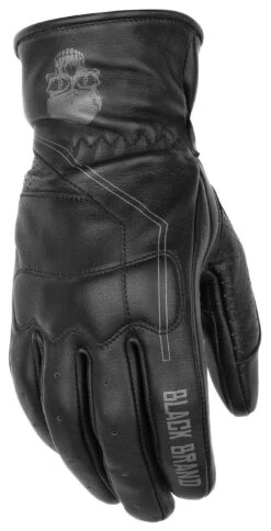 Black Brand Pinstripe Gloves (SM)