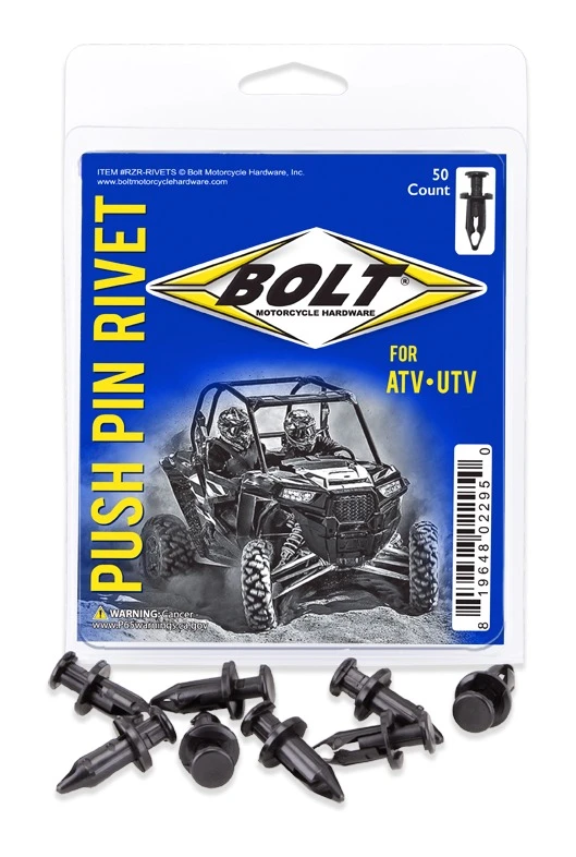 Bolt Hardware Pry Rivet Set ATV/UTV 3 Bolt Hardware Pry Rivet Set ATV/UTV