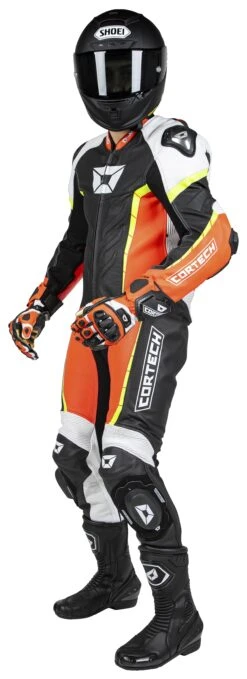 Cortech Adrenaline GP Race Suit -Motorcycle Accessories cortech adrenaline gp race suit orange hi viz yellow