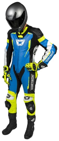 Cortech Sector Pro Air Race Suit -Motorcycle Accessories cortech sector pro air race suit blue hiviz 2