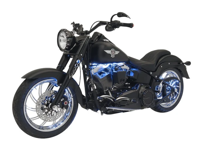 Custom Dynamics LED MagicFlex 2 Cruiser Engine Light Kit 4 Custom Dynamics LED MagicFlex 2 Cruiser Engine Light Kit - Image 2