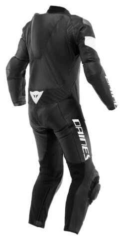 Dainese Tosa Perforated Race Suit -Motorcycle Accessories dainese tosa perforated leather suit black black white 1