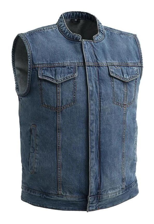 First Manufacturing Havoc Denim Vest 3 First Manufacturing Havoc Denim Vest