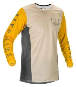Fly Racing Kinetic K121 Jersey -Motorcycle Accessories fly racing dirt kinetic k121 jersey mustard stone grey