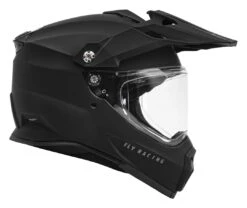 Fly Racing Trekker Helmet -Motorcycle Accessories fly racing dirt trekker helmet matte black 2