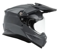 Fly Racing Trekker Helmet Grey / SM [Open Box] -Motorcycle Accessories fly racing trekker helmet grey sm open box grey 2
