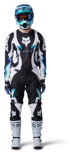 Fox Racing 180 Kozmik Jersey -Motorcycle Accessories fox racing180 kozmik jersey black white 1