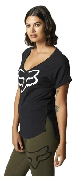 Fox Racing Boundary V-Neck Women's Top 24 Fox Racing Boundary V-Neck Women's Top -Motorcycle Accessories fox racing boundary v neck womens top white