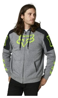 Fox Racing Paydirt Sasquatch Zip Hoody -Motorcycle Accessories fox racing paydirt sasquatch zip hoody heather graphite