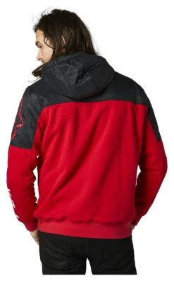 Fox Racing Paydirt Sasquatch Zip Hoody -Motorcycle Accessories fox racing paydirt sasquatch zip hoody red black 1