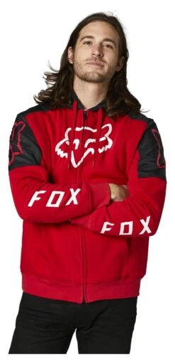 Fox Racing Paydirt Sasquatch Zip Hoody -Motorcycle Accessories fox racing paydirt sasquatch zip hoody red black