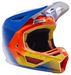 Fox Racing V2 RKANE Helmet -Motorcycle Accessories fox racing v2 rkane helmet orange blue 2