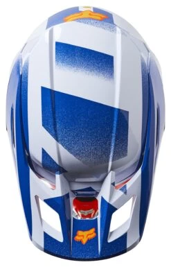 Fox Racing V2 RKANE Helmet -Motorcycle Accessories fox racing v2 rkane helmet orange blue 4