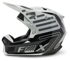 Fox Racing V3 RS Ryaktr Helmet 9 Fox Racing V3 RS Ryaktr Helmet -Motorcycle Accessories fox racing v3 rs ryaktr helmet grey 1