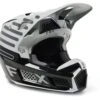 Fox Racing V3 RS Ryaktr Helmet -Motorcycle Accessories fox racing v3 rs ryaktr helmet grey