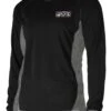FXR Endeavor Merino Hybrid Long Sleeve Top -Motorcycle Accessories fxr endeavor merino hybrid longsleeve black grey