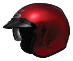 GMax GM32 Helmet - Solid -Motorcycle Accessories gmax helmets gm32 of helmet w sun shield candy red