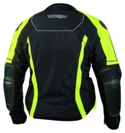 Helite Free-Air Mesh Airbag Jacket -Motorcycle Accessories helite free air mesh airbag jacket black hi viz yellow