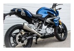 Hindle EVO Megaphone Exhaust System BMW G310R 2016-2023 Stainless Steel/Stainless Steel [Previously Installed] -Motorcycle Accessories hindle evo megaphone exhaust system bmwg310 r20162023 stainless steel stainless steel previously installed stainless steel stainless steel 2