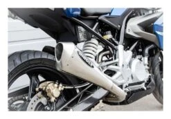 Hindle EVO Megaphone Exhaust System BMW G310R 2016-2023 Stainless Steel/Stainless Steel [Previously Installed] -Motorcycle Accessories hindle evo megaphone exhaust system bmwg310 r20162023 stainless steel stainless steel previously installed stainless steel stainless steel 3