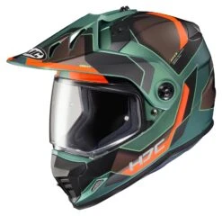 HJC DS-X1 Synergy Helmet 11 HJC DS-X1 Synergy Helmet -Motorcycle Accessories hjcdsx1 synergy helmet green orange brown