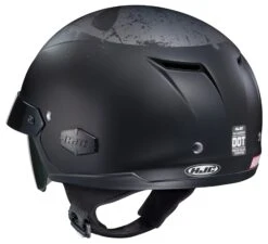HJC IS-Cruiser Punisher Helmet -Motorcycle Accessories hjcis cruiser punisher helmet black grey 2