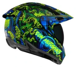 Icon Variant Pro Willy Pete Helmet -Motorcycle Accessories icon hlmt vpro willypete blue green 2