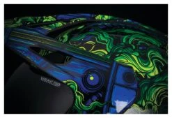 Icon Variant Pro Willy Pete Helmet -Motorcycle Accessories icon hlmt vpro willypete blue green 4