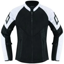 Icon Mesh AF CE Women's Jacket -Motorcycle Accessories icon mesh afce womens jacket white