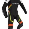 Joe Rocket Speedmaster 7.0 One-Piece Race Suit Black/Red/Hi-Viz Yellow / 48 [Demo - Good] -Motorcycle Accessories joe rocket speedmaster70 one piece race suit black red hi viz yellow48 demo good black red hi viz yellow