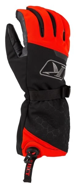 Klim PowerXross Gauntlet Gloves -Motorcycle Accessories klim powerxross gauntlet gloves black red 2