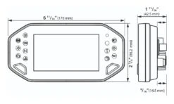 Koso RX-4 Multi-Function Display Yamaha MT-07 / MT-09 / XSR700 / XSR900 -Motorcycle Accessories koso rx4 multi function display yamaha mt07 mt09 xsr700 xsr900 6