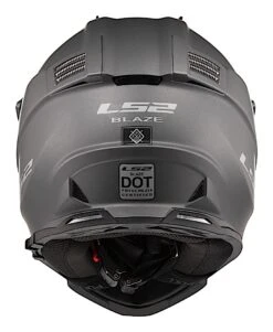 LS2 Blaze Helmet Matte Titanium / XL [Open Box] -Motorcycle Accessories ls2 blaze helmet matte titanium xl open box matte titanium 2