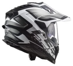 LS2 Explorer Alter Helmet -Motorcycle Accessories ls2 explorer alter helmet black white 2
