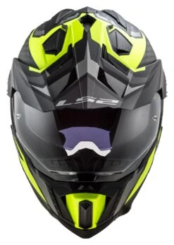 LS2 Explorer Carbon Focus Helmet -Motorcycle Accessories ls2 explorer carbon focus helmet titanium yellow 1