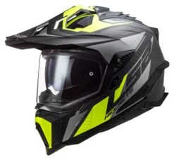 LS2 Explorer Carbon Focus Helmet -Motorcycle Accessories ls2 explorer carbon focus helmet titanium yellow