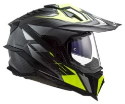 LS2 Explorer Carbon Focus Helmet -Motorcycle Accessories ls2 explorer carbon focus helmet titanium yellow 3