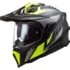 LS2 Explorer Carbon Focus Helmet Titanium/Yellow / 2XL [Open Box] -Motorcycle Accessories ls2 explorer carbon focus helmet titanium yellow2 xl open box titanium yellow