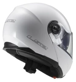 LS2 Strobe Helmet -Motorcycle Accessories ls2 helmets ls2 helmets strobe solid white 1